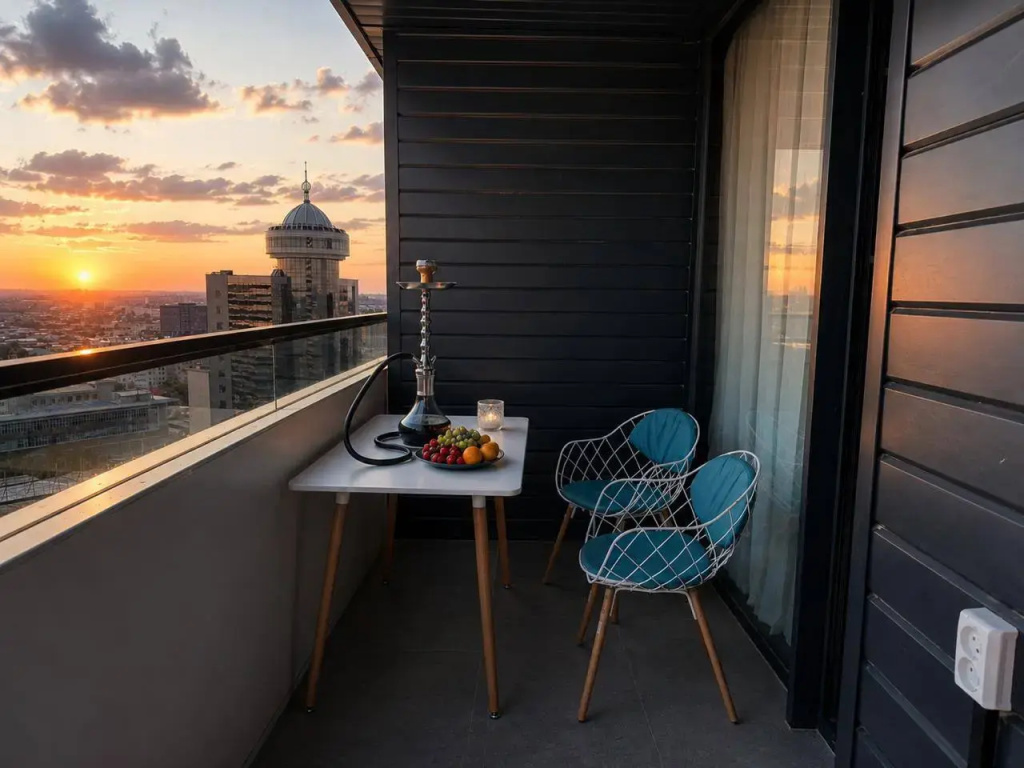 Dizaynerskie Lyuks S Balkonom Apartamenty Nrg U-Tower, 2-Komn Apartments