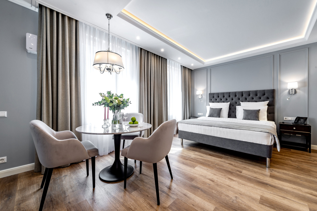 Dionis Art Hotel Room Type - Superior Double Apartment full double bed