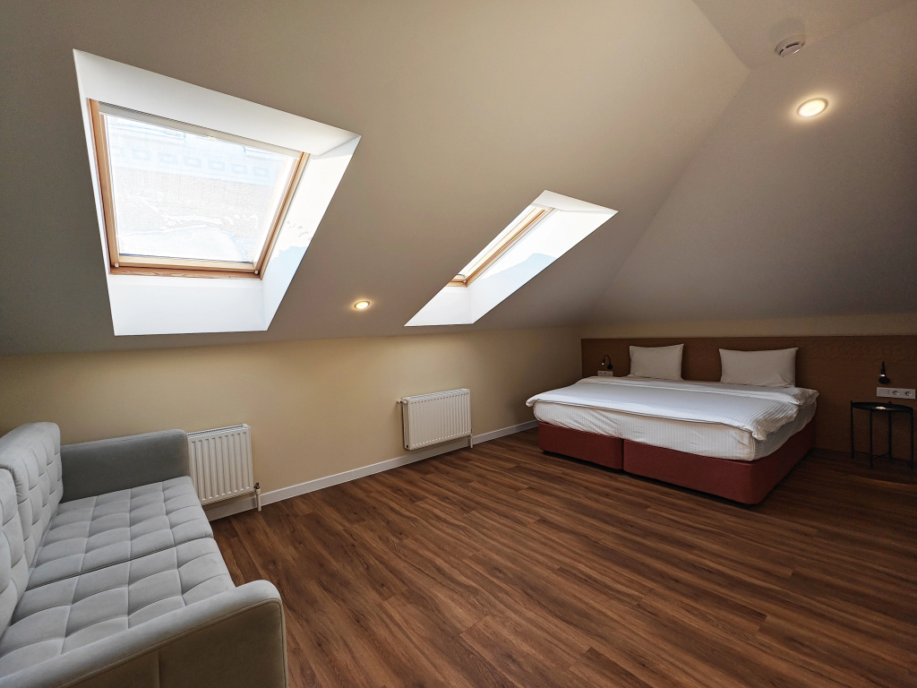 Hotel Tatarskaya Sloboda Room Type - Double Attic Studio full double bed