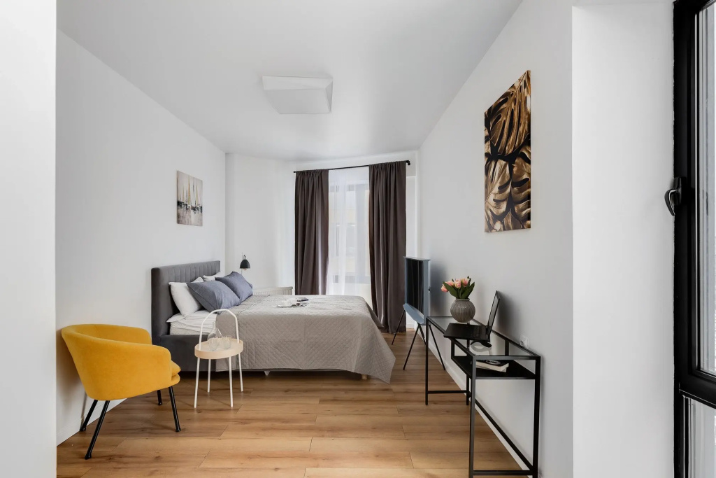 Апартаменты SMART LOFTS | Silver | С отдельной спальней в ЖК бизнес-класса у метро — фото