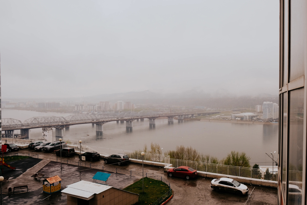 Квартира 1-комнатная с видом на Енисей — фото