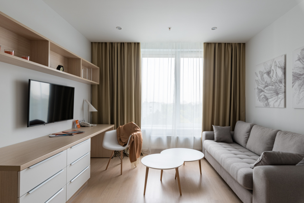 Apart-Hotel Yes Botanica Room Type - Sofa Double Junior Suite full double bed