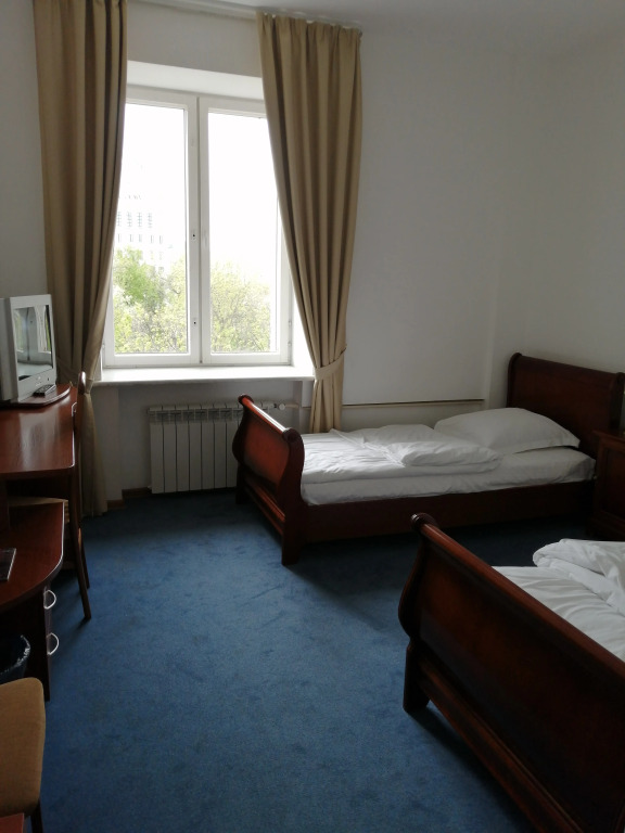 觀景標準雙人房，配備雙人床