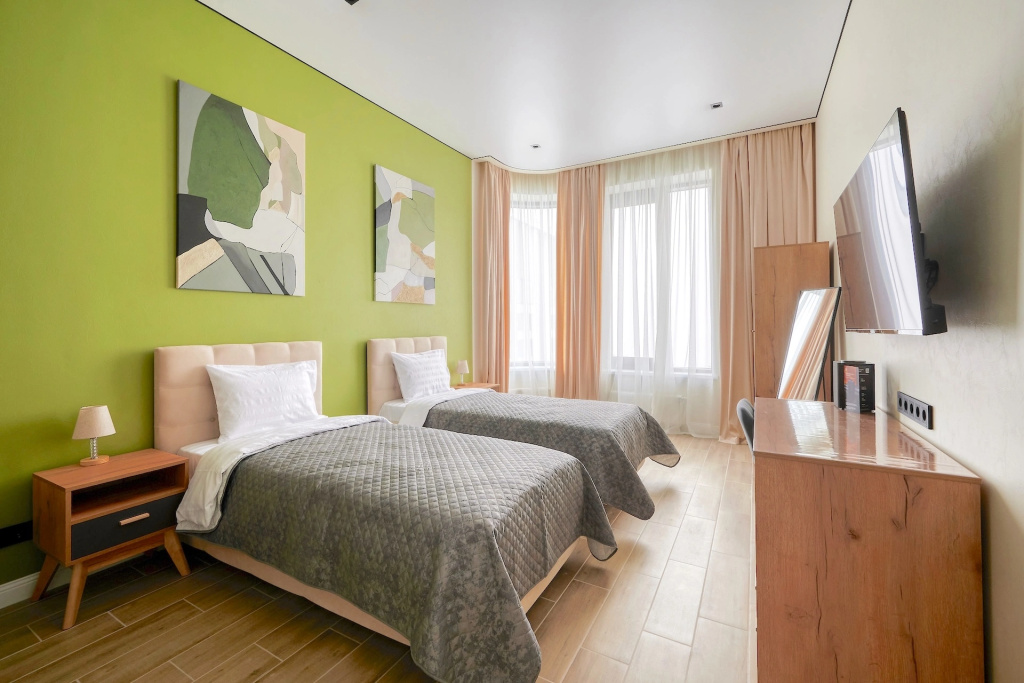 Apart-hotel Winterfell Streshnevo Room Type - Double Apartment with panoramic view twin beds
