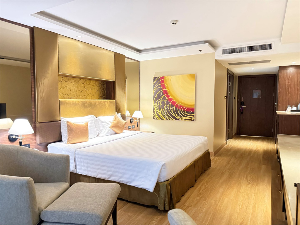 Superior Double room with balcony and with city view (full double bed)