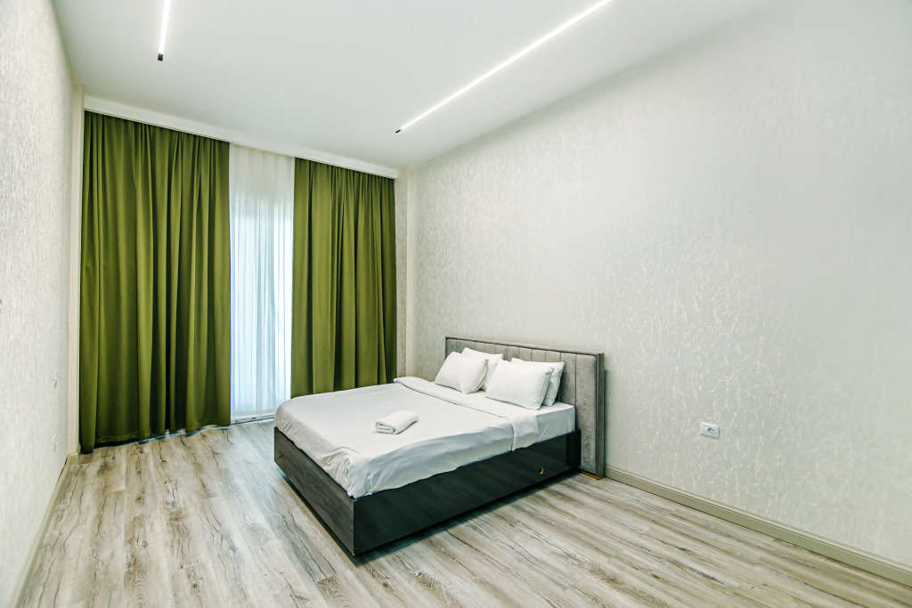 Апартаменты Deluxe с балконом и с красивым видом из окна в Апартаменты Luxury White in Nizami Street