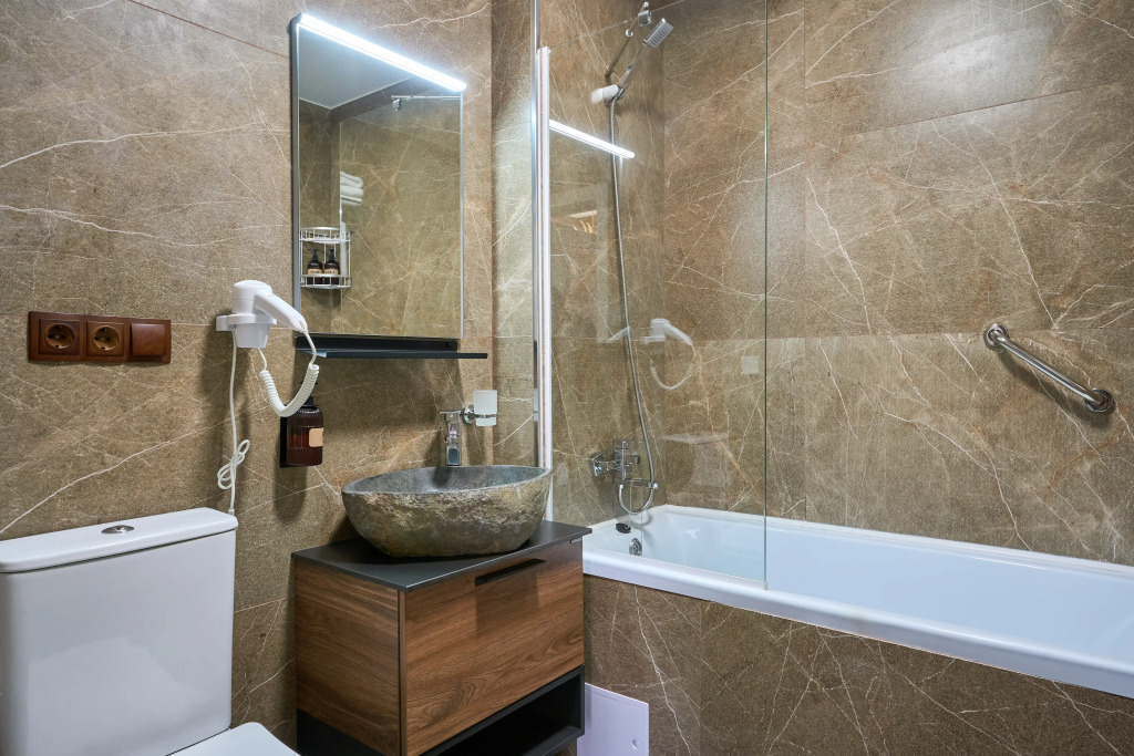 Четырёхместная студия с мини-кухней с балконом в Астра де Роза