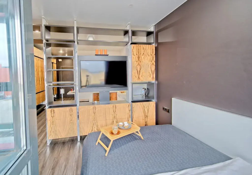 Апартаменты Студия с Балконом и Видом на Город Elite Apartments — фото