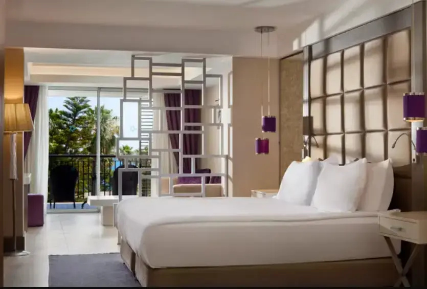 Deluxe Double room with balcony and with mountain view full double bed