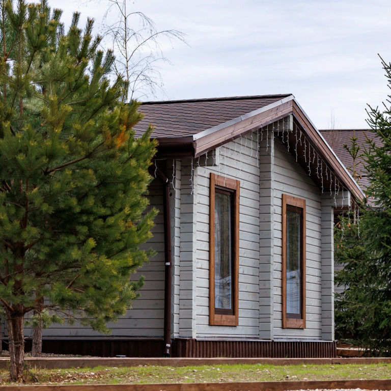 Двухместный коттедж с 2 комнатами двуспальная кровать в Винни-Вилла