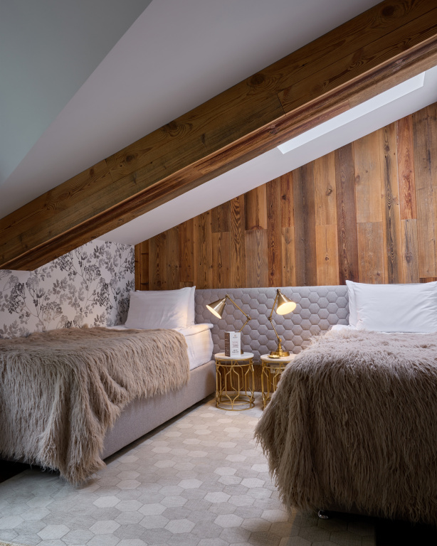 Hills Polyana Hotel&Spa Room Type - Superior Double Attic room with a view of the nature reserve twin beds