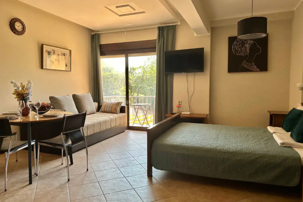 Studio with balcony and with sea view