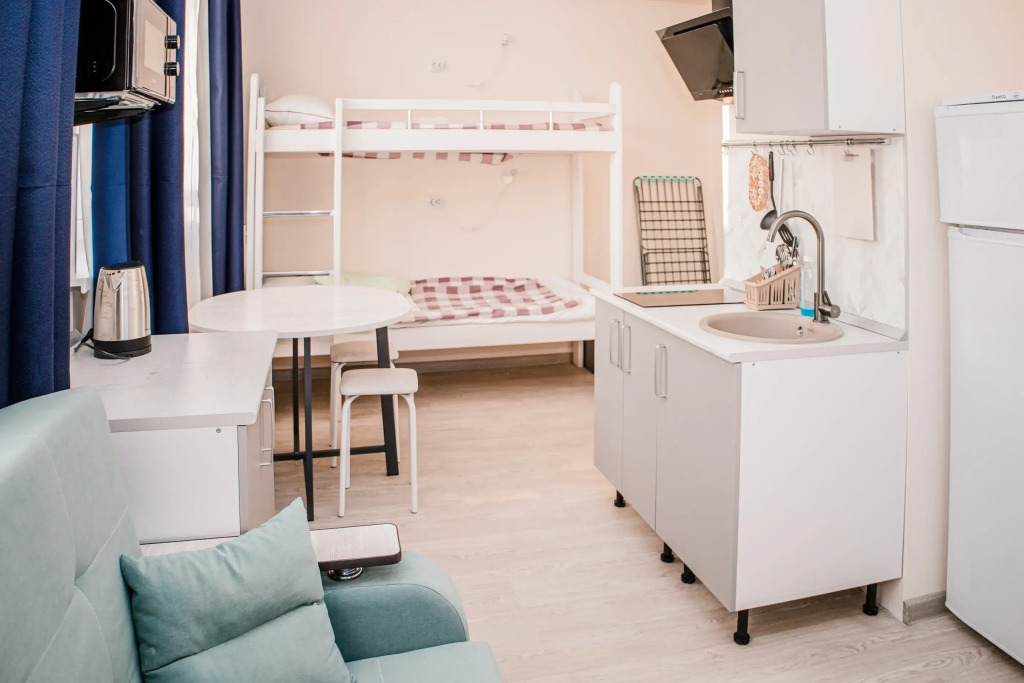 Четырёхместные апартаменты в Хостел на Фурье