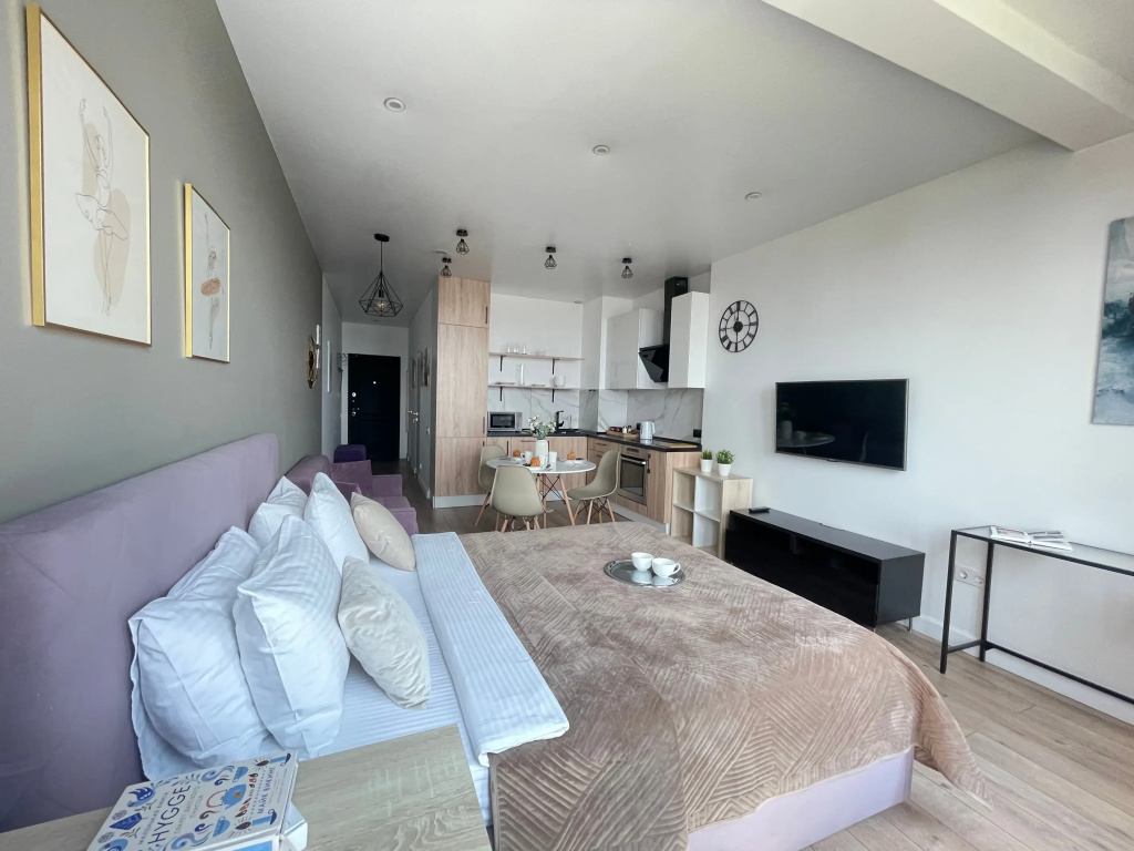 Апартаменты SMART LOFTS | Scandinavia | Вид с 21 этажа | ЖК бизнес-класса у метро Дмитровская — фото