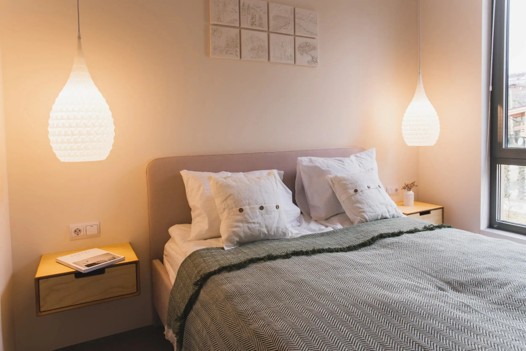 Двухместный номер Standard с красивым видом из окна двуспальная кровать в Куб Грин