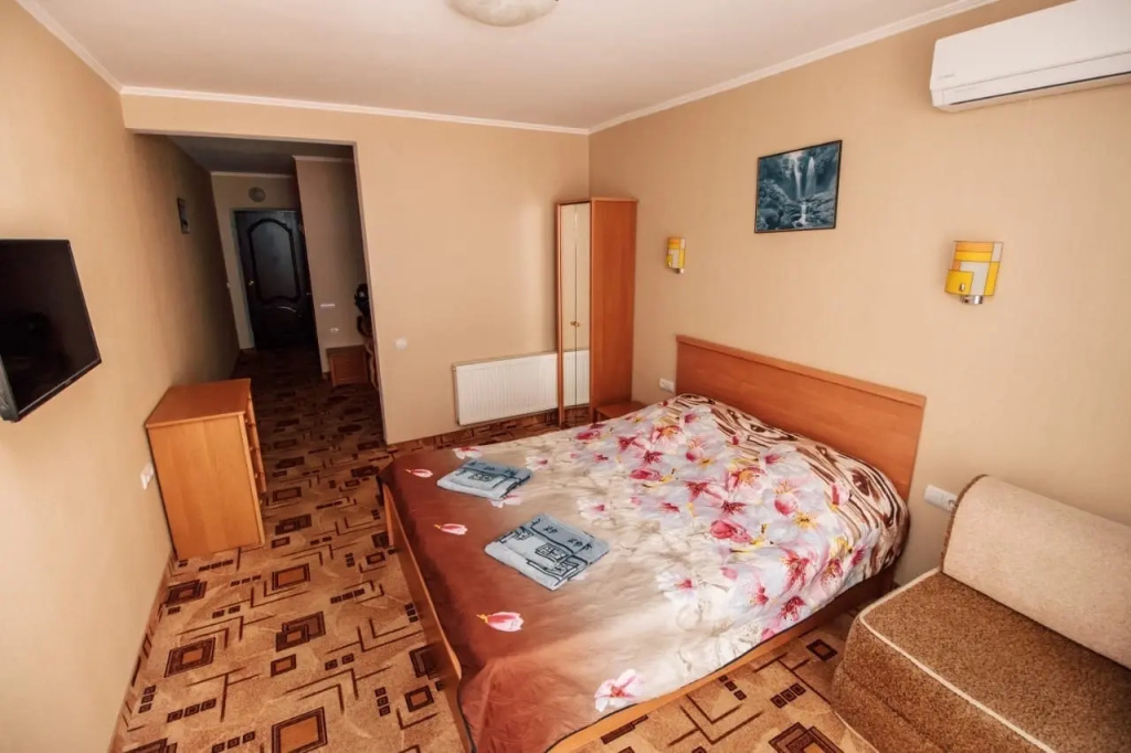 Standard Double room with balcony and with city view (full double bed)