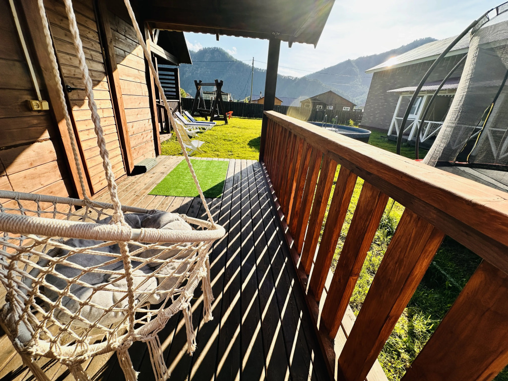 Гостевой дом из бруса, с бассейном и мангалом - фото 18