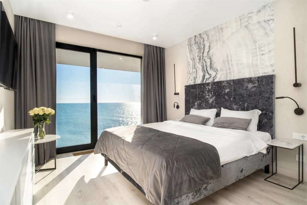 Luchezarny Rezort Resort Hotel Room Type - Duplex Double room with balcony and with sea view full double bed