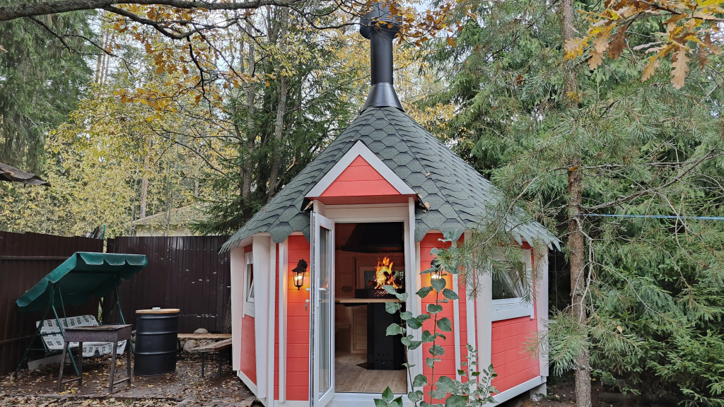 Частный дом Lux 130 кв.м в сосновом лесу на берегу озера в Рощино - фото 17