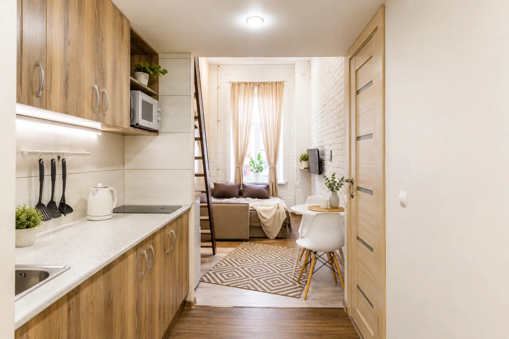 Отель Апартаменты Roomstay Большой 46 Deluxe с Ванной Studio #4 в Санкт-Петербурге