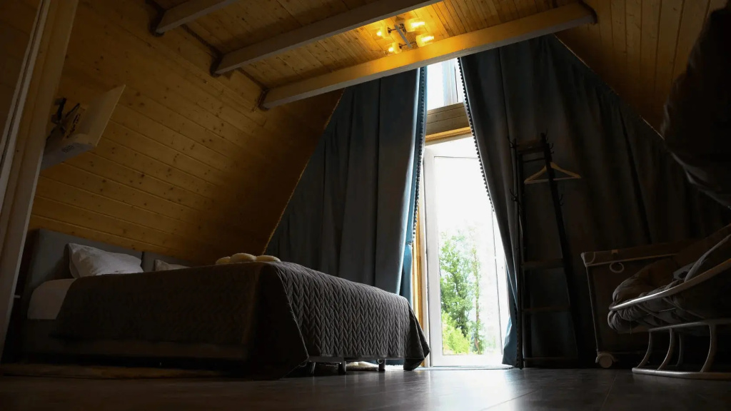 Частный дом Уютный домик A-Frame 1 - фото 14