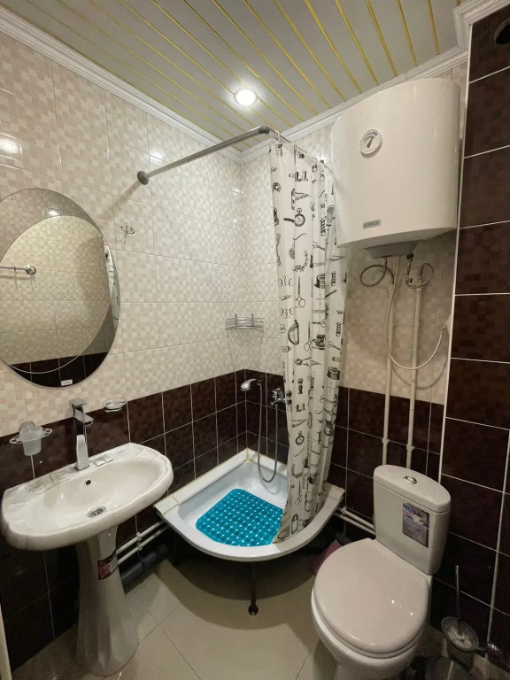 Двухместный номер Standard № 1 с видом на горы двуспальная кровать в Ёлка и камин