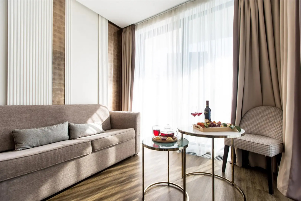 Luchezarny Rezort Resort Hotel Room Type - Deluxe Double room with balcony full double bed
