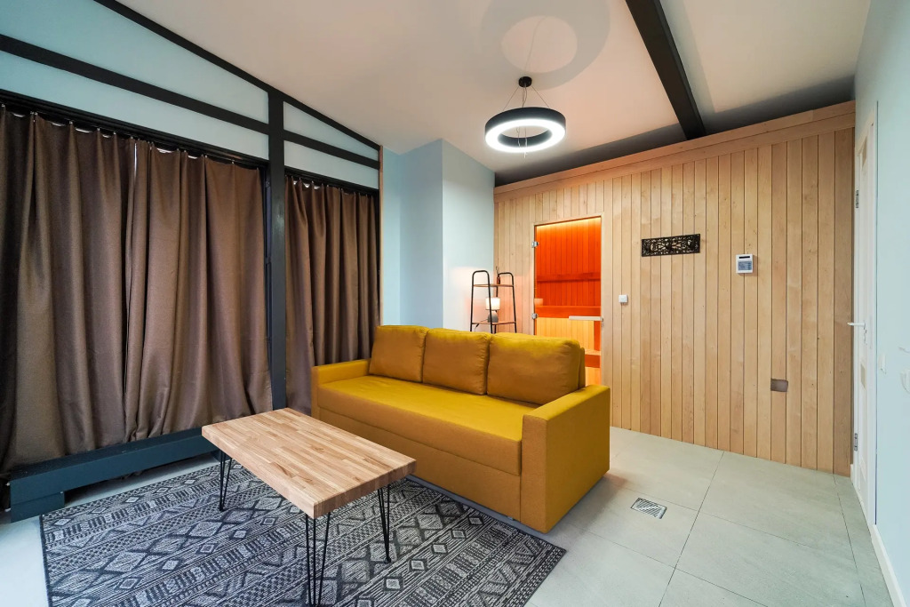 Апартаменты Superior с 3 комнатами с балконом в Апарт-отель Residence Graphite