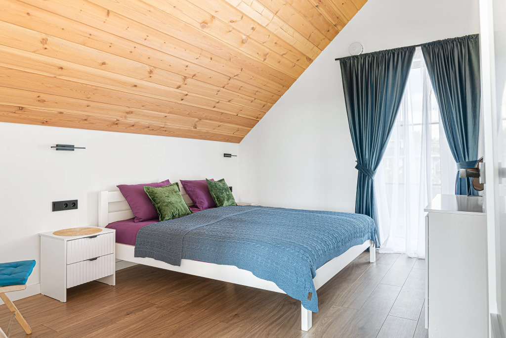 Апартаменты с 3 комнатами с балконом в Barns Village