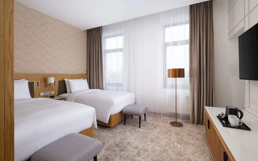 DoubleTree Moscow Arbat Hotel Room Type - Deluxe Double room twin beds