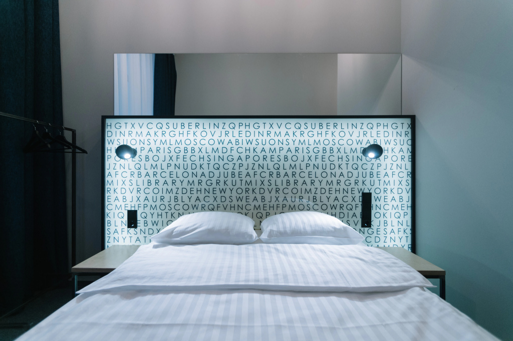 Hotel Library Room Type - Small Double room full double bed