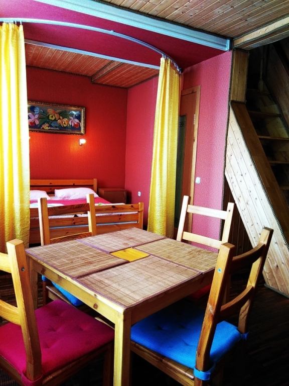 Двухместный люкс Дуплекс с красивым видом из окна двуспальная кровать в Куршавель