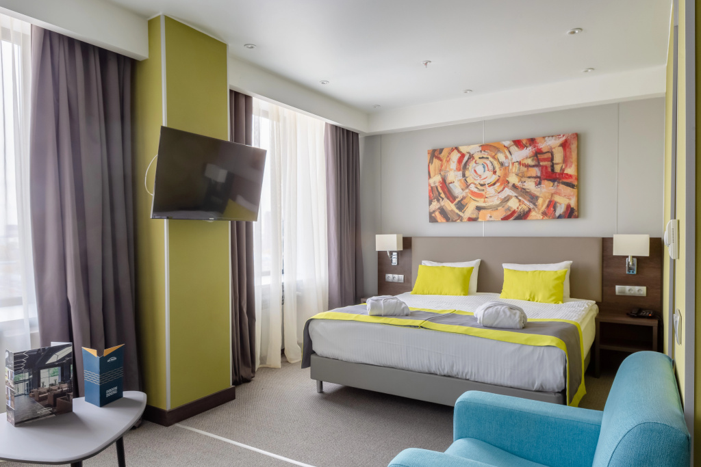 Art Moscow by ZONT Hotel Group Hotel Room Type - Business Double Apartment full double bed