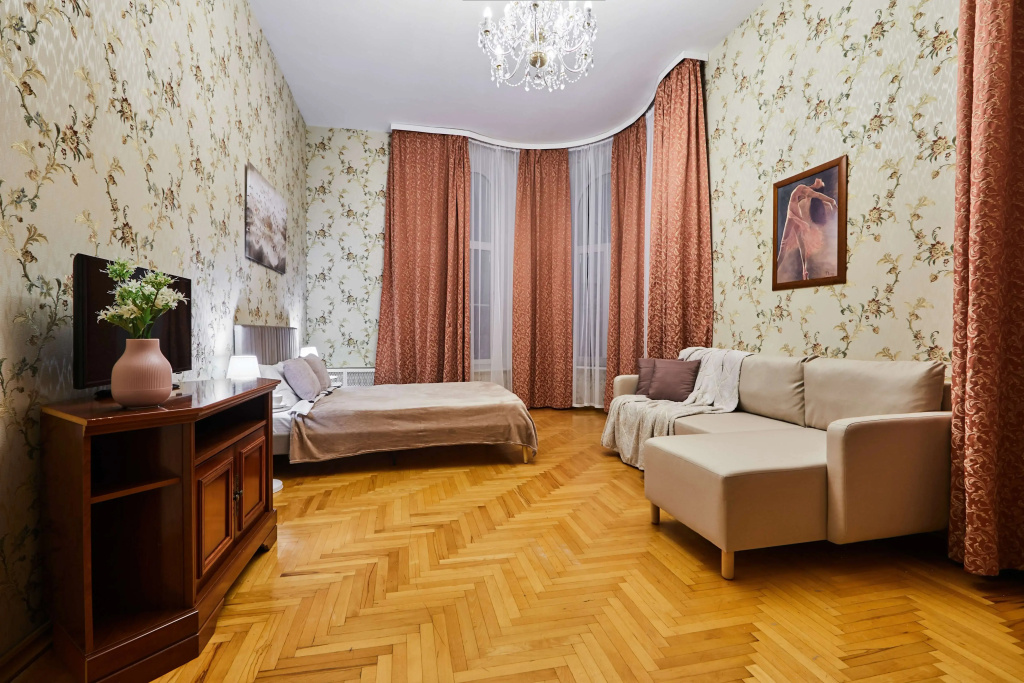 Квартира Flatstay с Эркером и Высокими Потолками — фото