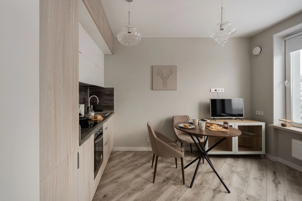 Апартаменты SMART LOFTS | Forest View на 13 этаже с видом на Останкинскую башню — фото