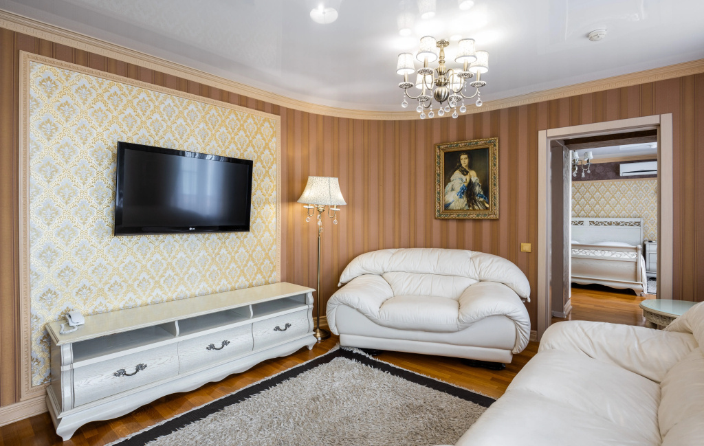 Novorossiysk hotel Room Type - 3 Bedrooms Presidential Double Suite with balcony full double bed