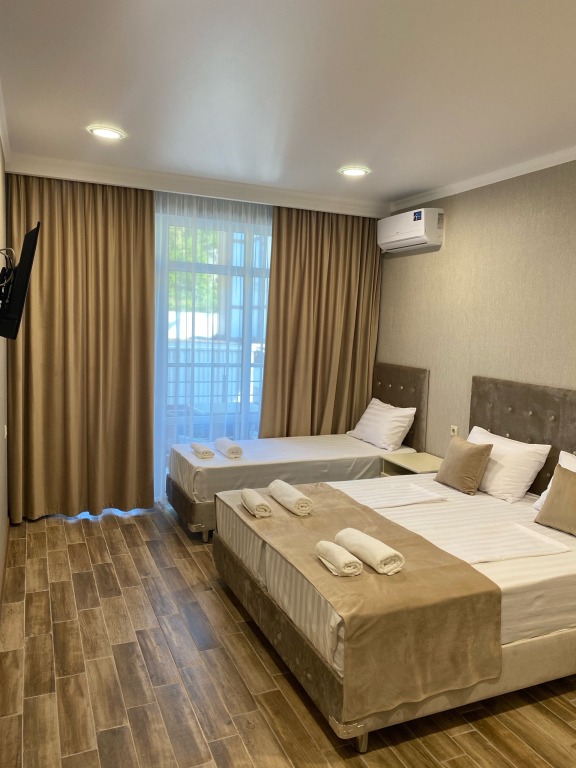 Трёхместный номер Deluxe с балконом и с красивым видом из окна в Elegant hotel resort