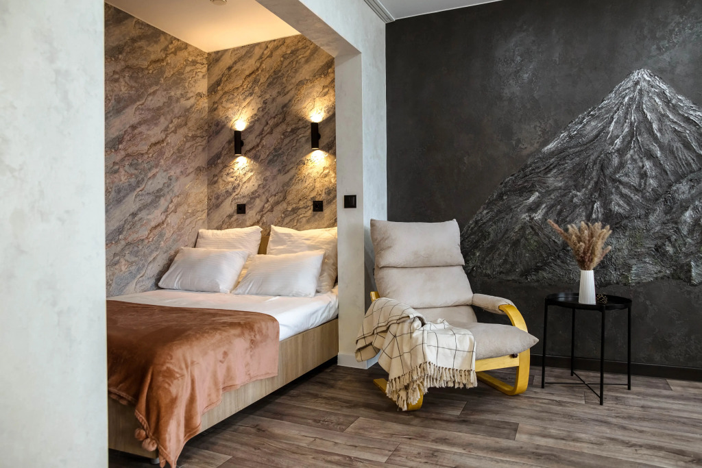 Апартаменты SAS 1-к Вулканическая Панорама с Видом на Вулканы и город - фото 6