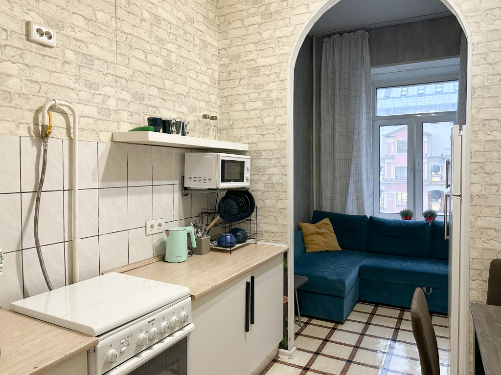 Квартира Top Rooms: Двухкомнатная у метро Проспект Мира — фото