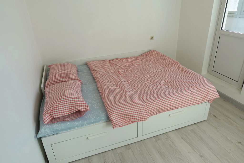 Double Apartment with balcony and with city view (full double bed)