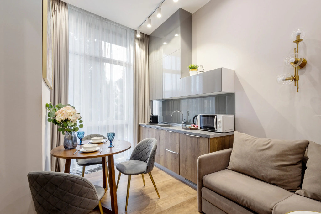 Апартаменты Palma House в Центре Сочи на Улице Навагинская — фото