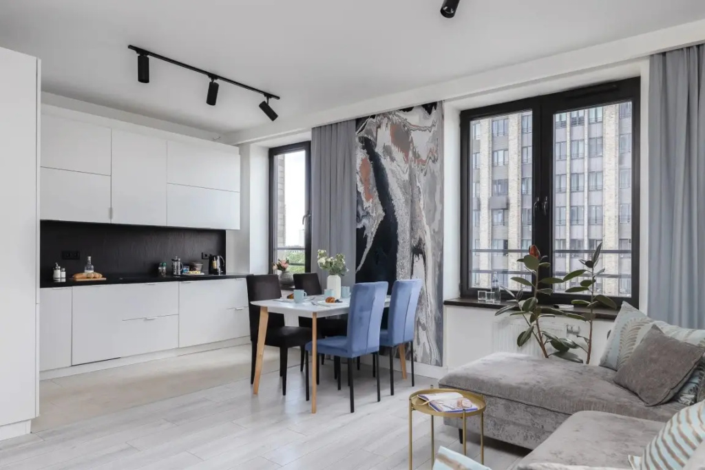 Апартаменты SMART LOFTS | Art Lounge | 2 спальни и гостиная | ЖК бизнес-класса рядом с метро — фото