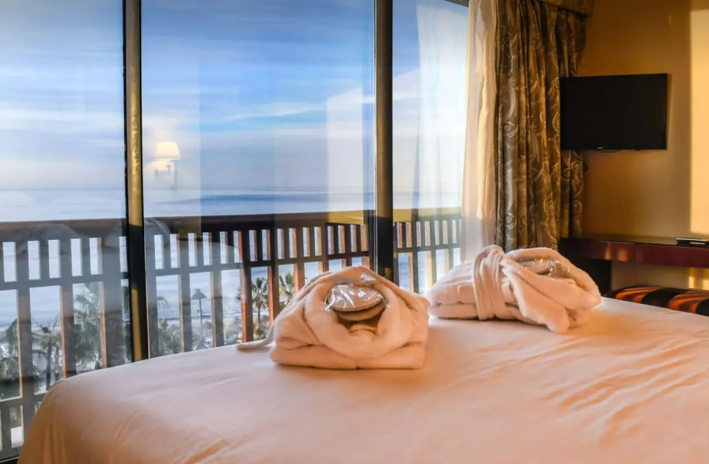 (1)Banus Double Suite with sea view (full double bed) (bed type is subject to availability) at Gran Hotel Guadalpin Banus in Marbella