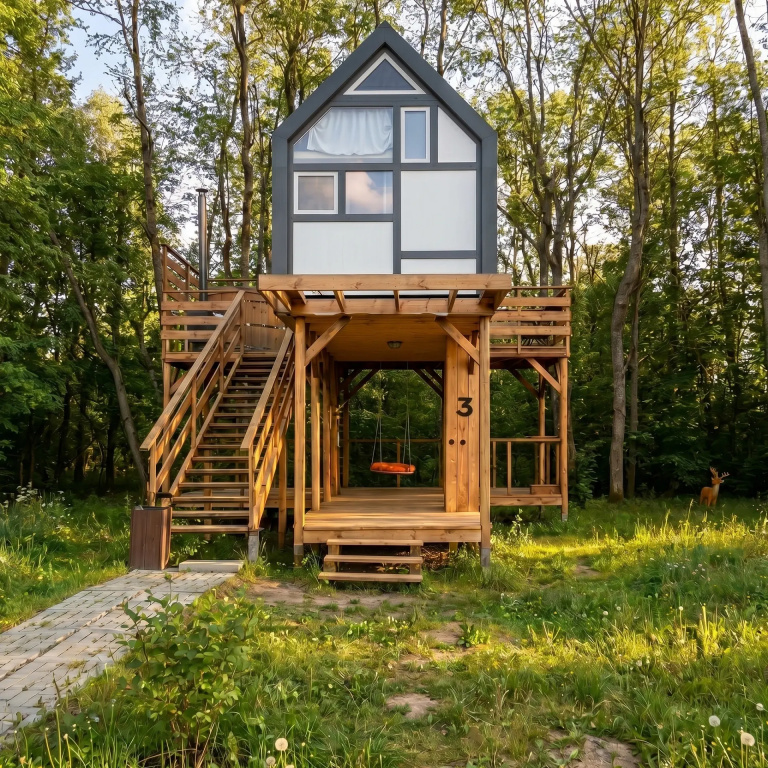 London Fog House on the Tree