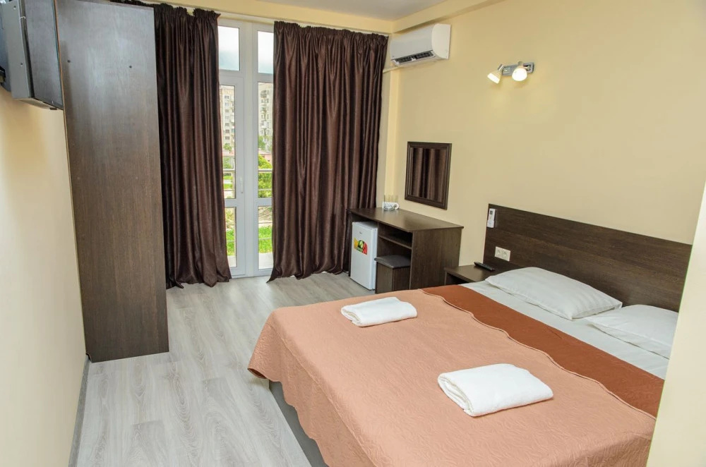 Standard Double room with balcony and with mountain view (full double bed)