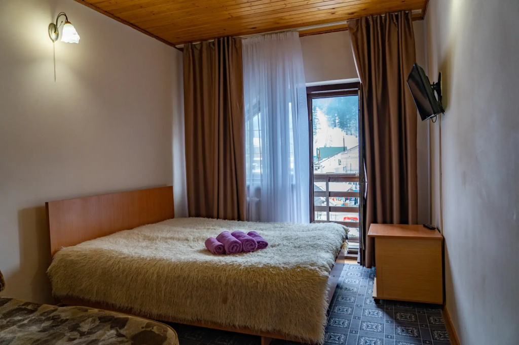 Economy Double room with mountain view (full double bed)