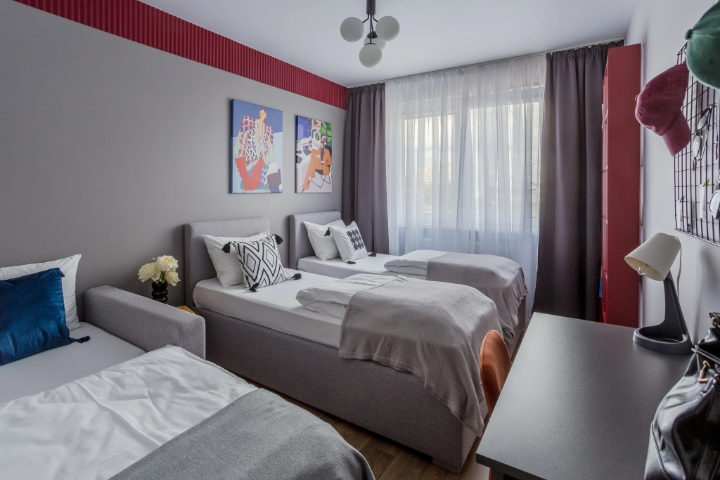 Двухместная студия Standard (2 отдельные кровати) в Гостевой дом Easy Coliving Nordy Homes