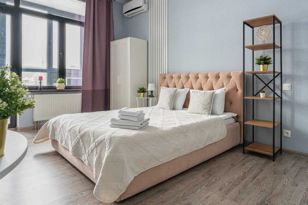 Апартаменты Lalapart Aquamarine с балконом у метро Дмитровская — фото