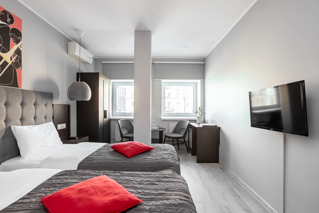 Двухместный номер Standard 2 отдельные кровати в Design-hotel Tchaikovsky