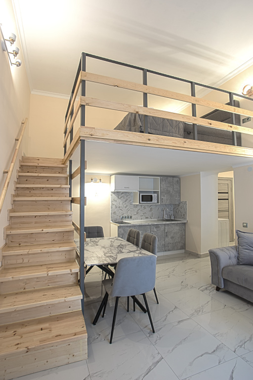 Двухместные апартаменты 2 с видом на внутреннюю территорию (во двор) двуспальная кровать в Exclusive Hotel&Apartments